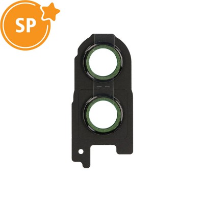 Rear Camera Cover / Frame (Without Camera Lens Glass) for Samsung Galaxy Z Flip3 5G F711B GH98-46759A (Service Pack)-Black