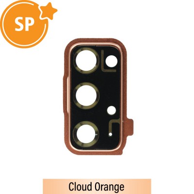 Rear Camera Lens Back Glass Cover for Samsung Galaxy S20 FE G780F / G781B GH98-46057F (Service Pack)-Cloud Orange