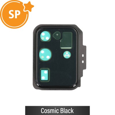 Rear Camera Lens Back Glass Cover for Samsung Galaxy S20 Ultra 5G G988B GH98-45031A (Service Pack)-Cosmic Black