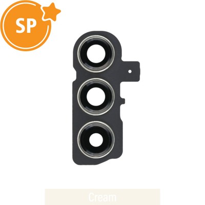Rear Camera Lens Back Glass Cover for Samsung Galaxy S23 5G S911B GH82-30486B (Service Pack)-Cream