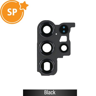 Rear Camera Lens Back Glass Cover for Samsung Galaxy S23 Ultra 5G S918B GH82-30462A (Service Pack)-Black
