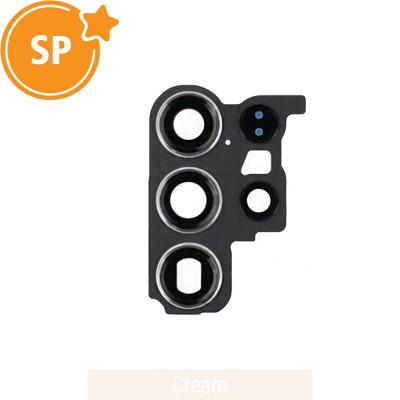 Rear Camera Lens Back Glass Cover for Samsung Galaxy S23 Ultra 5G S918B GH82-30462B (Service Pack)-Cream