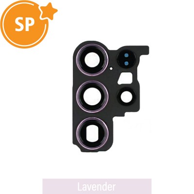 Rear Camera Lens Back Glass Cover for Samsung Galaxy S23 Ultra 5G S918B GH82-30462D (Service Pack)-Lavender
