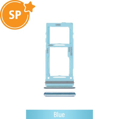 Dual SIM Card Tray for Samsung Galaxy A52 A525F / A52 5G A526B / A72 5G A726B GH98-46290B (Service Pack)-Blue