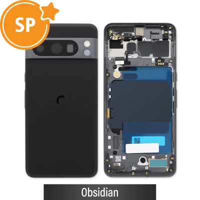 Rear Housing for Google Pixel 8 Pro G949-00693-01 (Service Pack)-Obsidian
