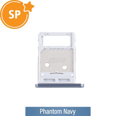 Micro SD Card Tray for Samsung Galaxy Tab S7 T870 / T875 GH98-45889D (Service Pack)-Phantom Navy