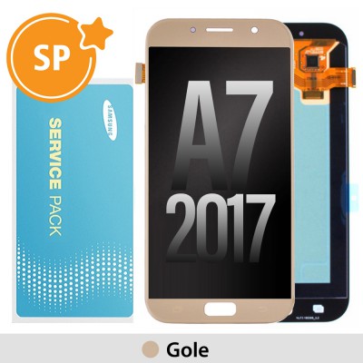 Samsung Galaxy A7 (2017) A720F OLED Screen Replacement Digitizer GH97-19723B (Service Pack)-Gold