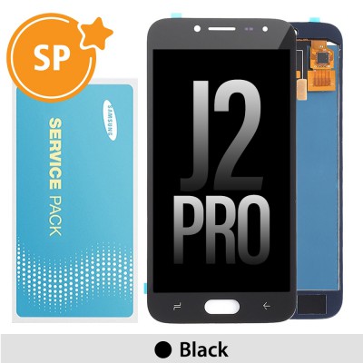 Samsung Galaxy J2 Pro (2018) J250F OLED Screen Replacement Digitizer GH97-21338A/21339A/21812A (Service Pack)-Black