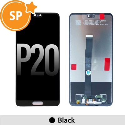 LCD Assembly without Frame for Huawei P20 (Service Pack)-Black