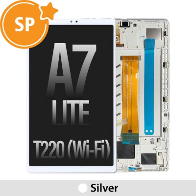 Samsung Galaxy Tab A7 Lite T220 (Wi-Fi) Screen Digitizer Replacement GH81-20639A (Service Pack)-Silver
