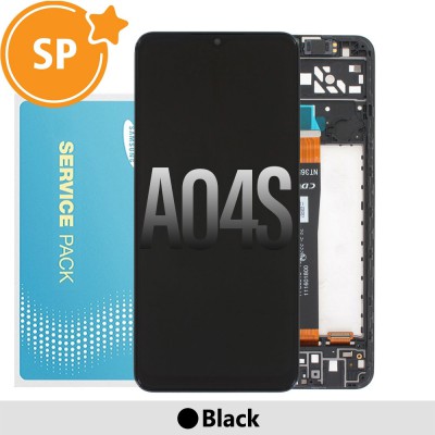 Samsung Galaxy A04s A047F LCD Screen Replacement Digitizer GH82-29805A (Service Pack)-Black