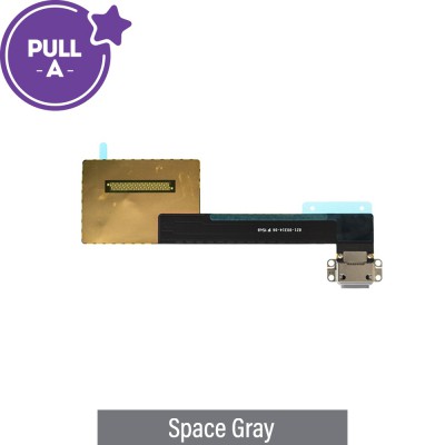 Charging Port with Flex Cable for iPad Pro 9.7 (PULL-A)-Space Gray