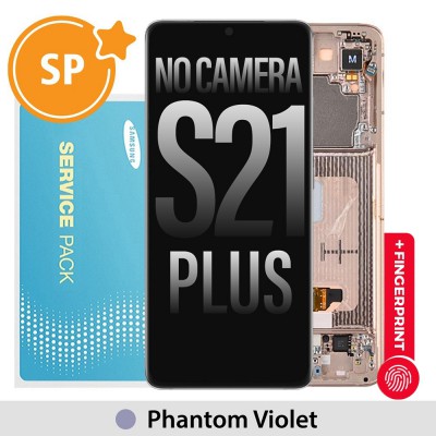 Samsung Galaxy S21 Plus 5G G996 OLED Screen Replacement with Frame (Service Pack)-Phantom Violet