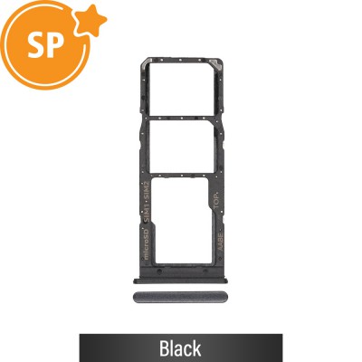 SIM Card Tray for Samsung Galaxy A12 A125F GH98-46124A (Service Pack)-Black