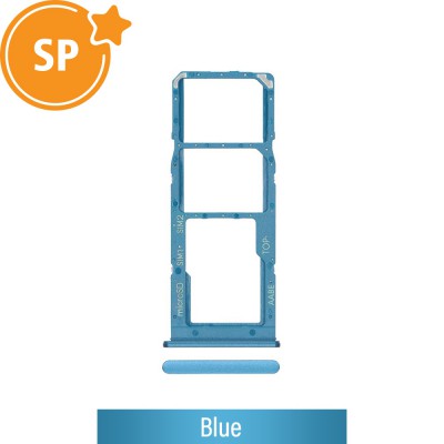 SIM Card Tray for Samsung Galaxy A12 A125F GH98-46124C (Service Pack)-Blue