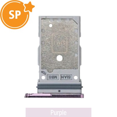 SIM Card Tray for Samsung Galaxy S23 Ultra S918B GH98-48039D (Service Pack)-Lavender