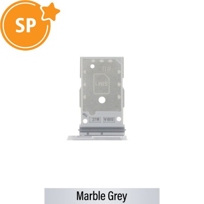 SIM Card Tray for Samsung Galaxy S24 S921B / S24 Plus S926B GH98-48906B (Service Pack)-Marble Grey