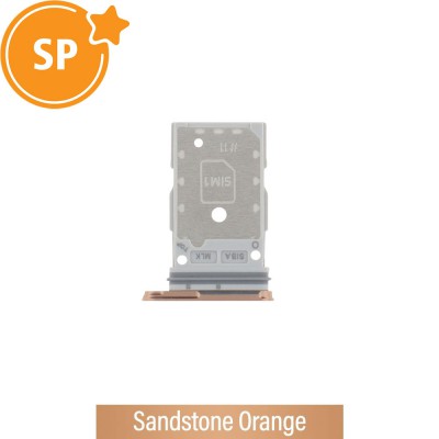 SIM Card Tray for Samsung Galaxy S24 S921B / S24 Plus S926B GH98-48906G (Service Pack)-Sandstone Orange