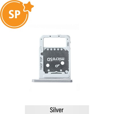 SIM Card Tray for Samsung Galaxy Tab S7 FE T730 GH98-46862B (Service Pack)-Silver