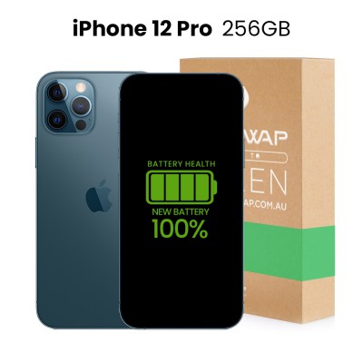 Apple Used Fully Functional iPhone 12 Pro 256GB 100% New Battery - Grade B+ (Excellent)