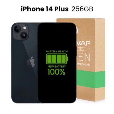 Apple Used Fully Functional iPhone 14 Plus 256GB 100% New Battery - Grade C (Acceptable)