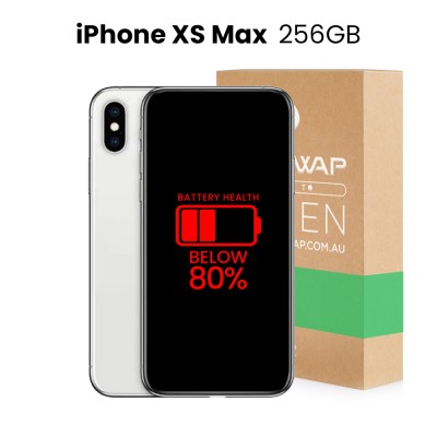 Apple Used Fully Functional iPhone XS Max 256GB Below 80% Battery Health - Grade C (Acceptable)