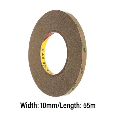 3M High Performance Clear Double Sided Adhesive Transfer Tape 10mm