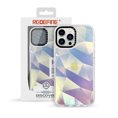 Picasus Laser Iridescent Transparent Cover Case for iPhone 14 Plus