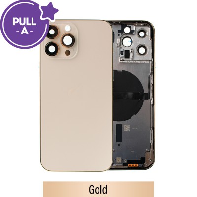 Rear Housing for iPhone 13 Pro Max (PULL-A)-Gold