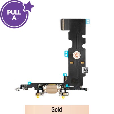 Charging Port Flex Cable for iPhone 8 Plus (PULL-A)-Gold