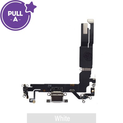 Charging Port for iPhone 16 (PULL-A)-White