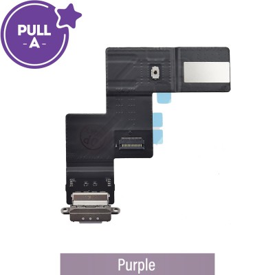 Charging Port with Flex Cable for iPad Air 13 (2024) (PULL-A) -Purple