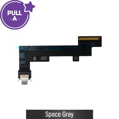 Charging Port with Flex Cable for iPad Air (2022) (Wi-Fi + Cellular) (PULL-A)-Space Gray