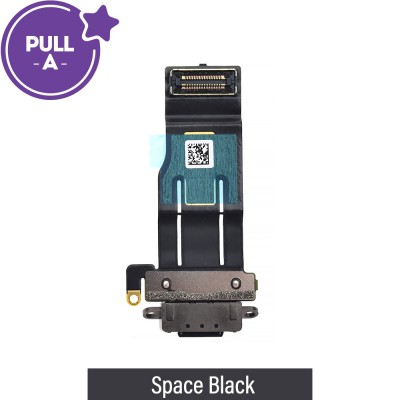 Charging Port with Flex Cable for iPad Pro 13 (PULL-A)-Space Black