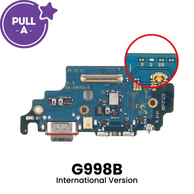 Charging Port Board for Samsung Galaxy S21 Ultra G998B (International Version) (PULL-A) 