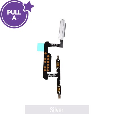 Fingerprint Reader with Flex Cable for Samsung Galaxy Tab S8 X700 / X706 (PULL-A)-Silver