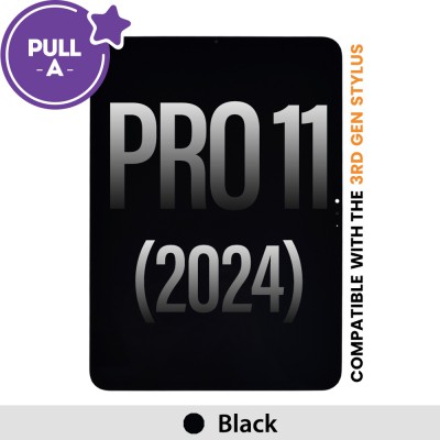 LCD Screen Replacement for iPad Pro 11 (2024)-Black (PULL-A)