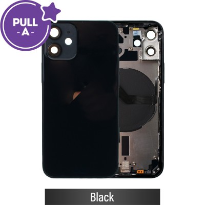 Rear Housing for iPhone 12 mini (PULL-A)-Black
