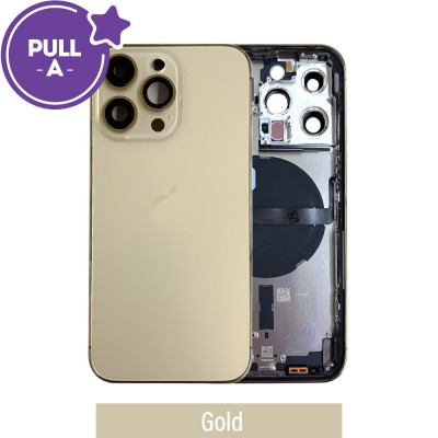 Rear Housing for iPhone 13 Pro (PULL-A)-Gold