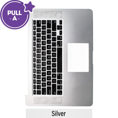 Top Case With Keyboard For MacBook Pro Retina 15'' A1398 (2015) (PULL-A)-Silver