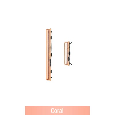 Power & Volume Button Set for Samsung Galaxy A40 A405F-Coral
