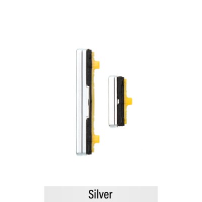 Power & Volume Button Set for Samsung Galaxy Fold 5G F907B-Silver