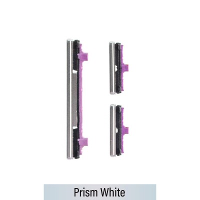 Power & Volume Button Set for Samsung Galaxy S10 G973F / S10 Plus G975F-Prism White