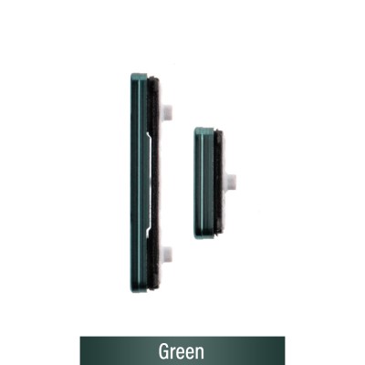 Power & Volume Button Set for Samsung Galaxy S22 5G S901B / S22 Plus 5G S906B-Green