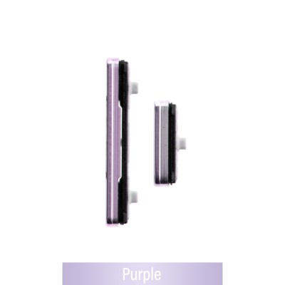 Power & Volume Button Set for Samsung Galaxy S22 5G S901B / S22 Plus 5G S906B-Purple