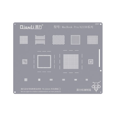 QianLi Bumblebee BGA Reballing Stencil (QS97) for MacBook Pro / A2159 Series