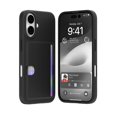 iPhone 16 Mercury Goospery Rail 2 Card Holder Case Cover 