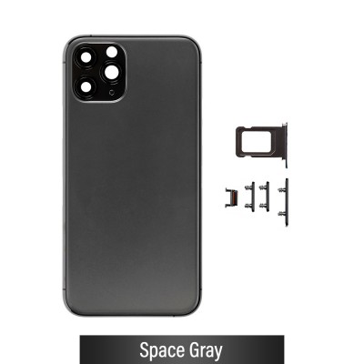 Rear Housing for iPhone 11 Pro (NO LOGO)-Space Gray