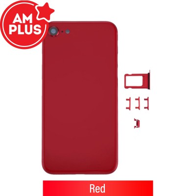 AMPLUS Rear Housing for iPhone 8-Red