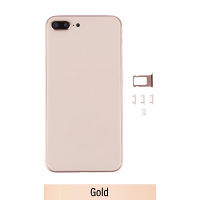 Rear Housing for iPhone 8 Plus (NO LOGO)-Gold